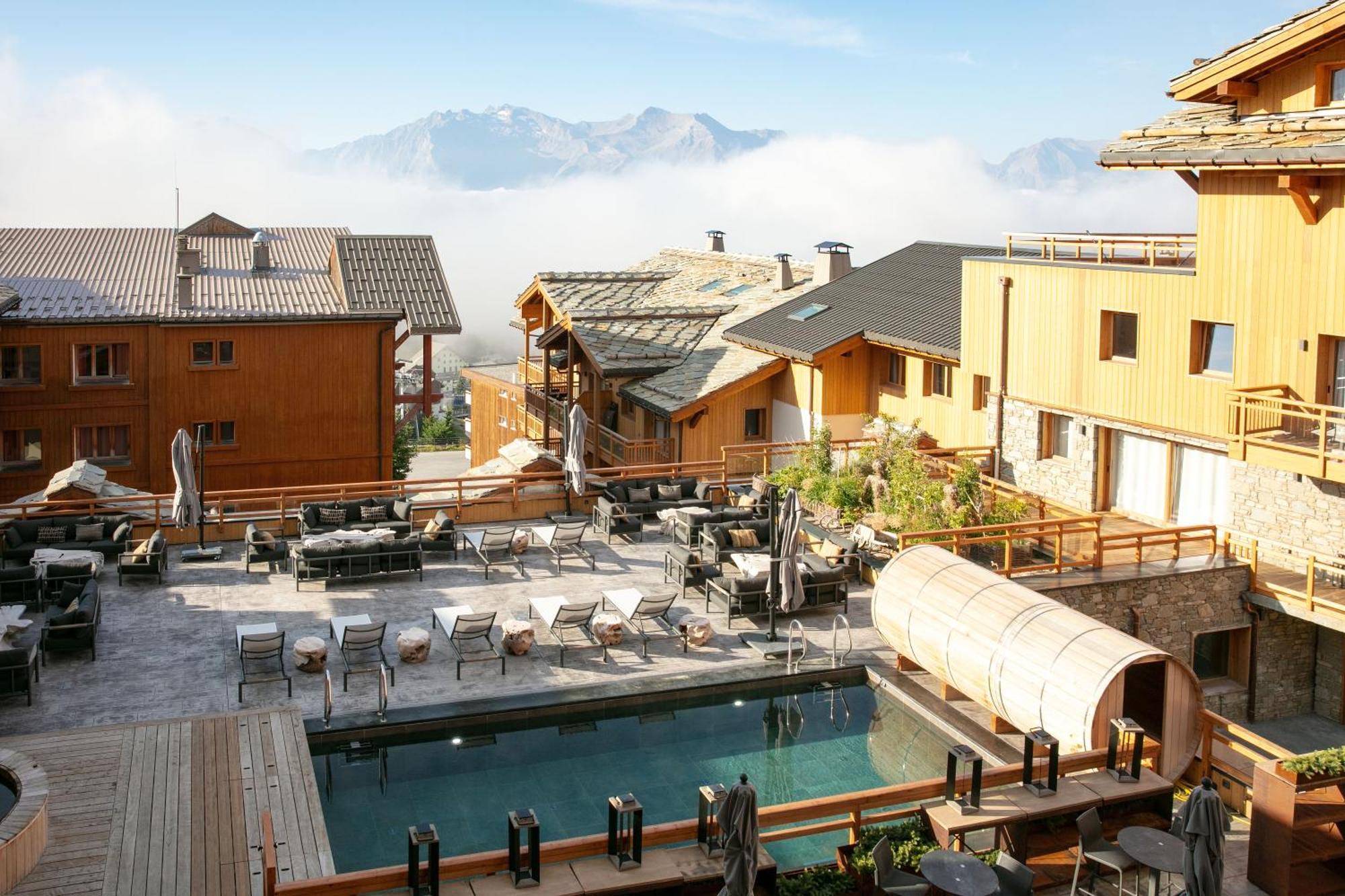 Grandes Rousses Hotel & Spa Alpe d'Huez Bagian luar foto